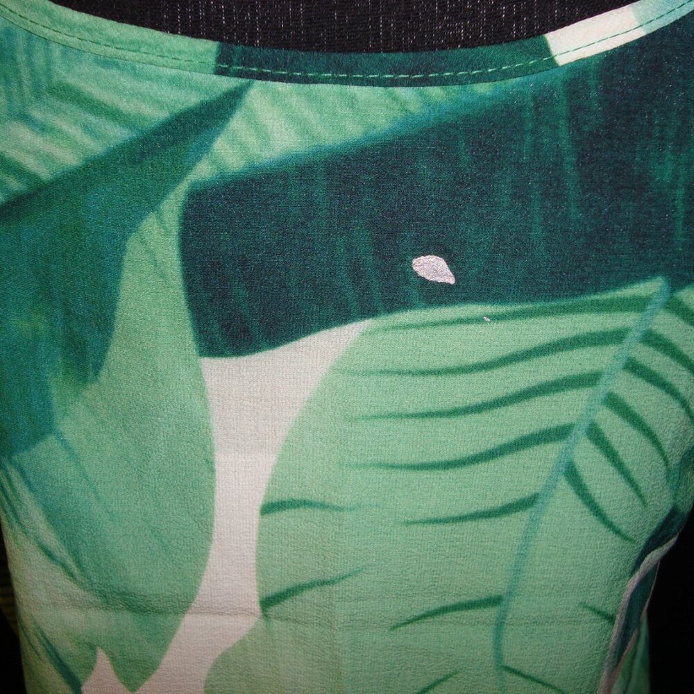 Leaf Pattern Summer Dress - image 6